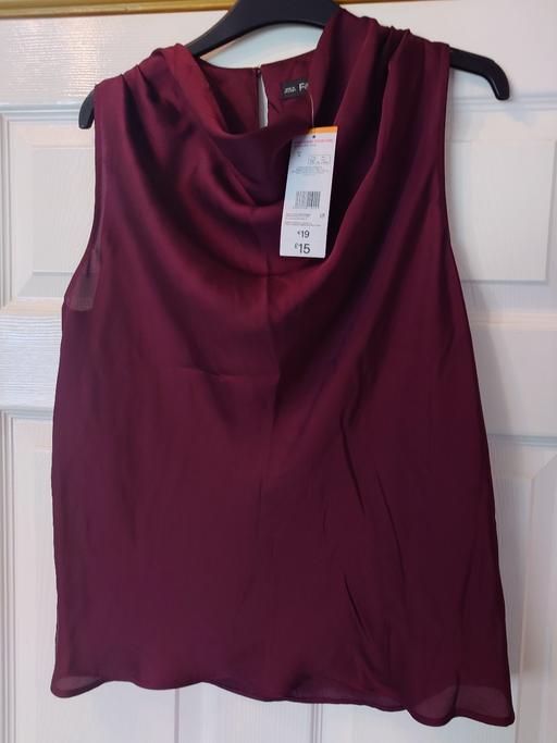 Buy & Sell Woodthorpe Charnwood - Photos for Women's burgundy sleeveless top size 12