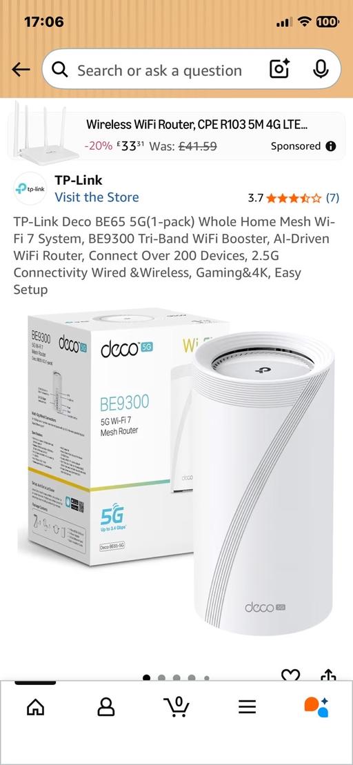 Buy & Sell Halton Leeds - Photos for TP Link Deco BE9300 5G Wi-Fi 7 mesh router