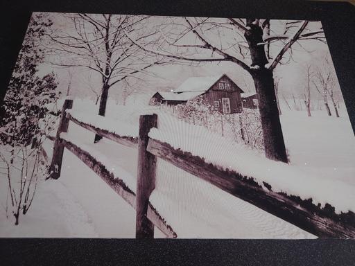 Buy & Sell Woodthorpe Charnwood - Photos for Winter cottage light up canvas