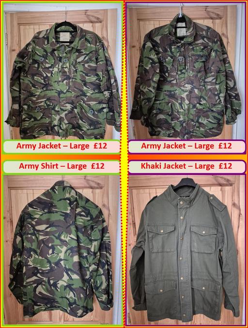 Buy & Sell Oldbury Sandwell - Photos for British Army Shirt or Jacket – Large [4 sorts