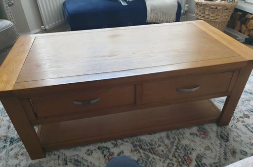 Buy & Sell Moseley Village Wolverhampton - Photos for Oak coffee table with 2 drawers