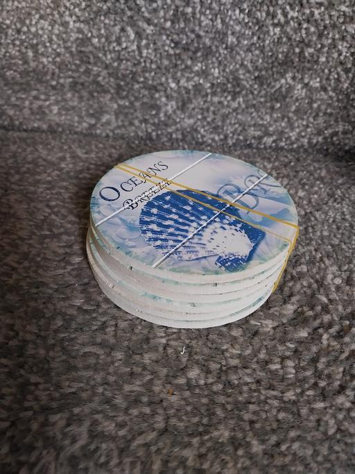 Buy & Sell Willenhall Walsall - Photos for 6 Beach Themed Wooden Coasters