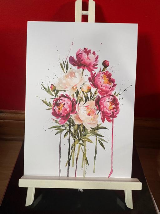 Buy & Sell Clayton Bradford - Photos for A4 Floral Print - Peony £5 Delivered