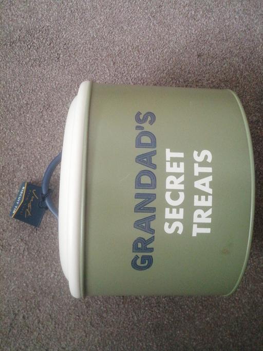 Buy & Sell Heath Town Wolverhampton - Photos for New Grandad's secret treats tin