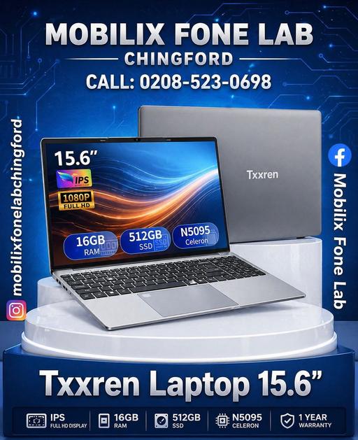Buy & Sell Highams Park East London - Photos for Txxren Laptop 15.6 Intel Celeron N5095 512GB