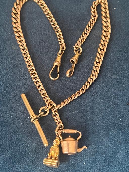 Buy & Sell Dagenham Barking and Dagenham - Photos for Antique Albert chain with 9ct gold pot charm