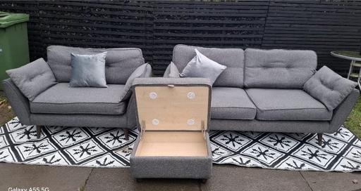 Buy & Sell West Bromwich Sandwell - Photos for Grey DFS French Connection Sofas...3+1
