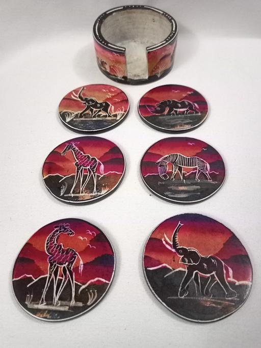 Buy & Sell Hall Green Birmingham - Photos for AFRICAN CARVED SOAPSTONE SAFARI COASTERS.