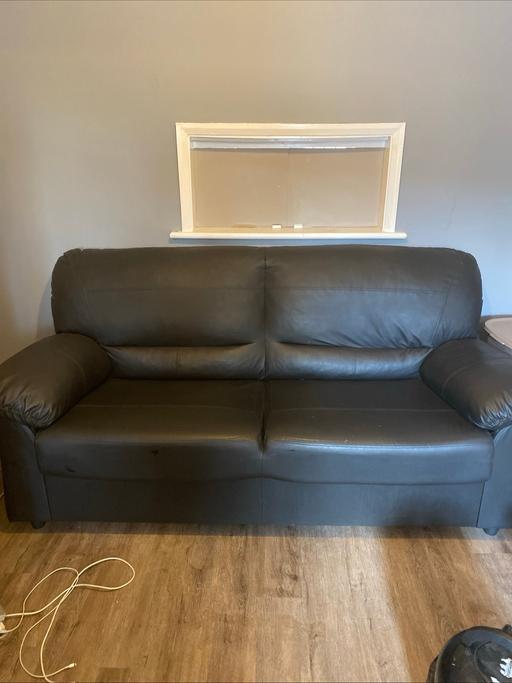 Buy & Sell Rastrick Calderdale - Photos for Black 4 seater sofa