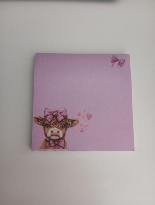 Buy & Sell Radcliffe Bury - Photos for Highland Cow Sticky Notes New