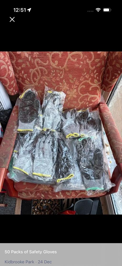 Buy & Sell Kidbrooke South East London - Photos for 50 pairs of safety gloves new in packs