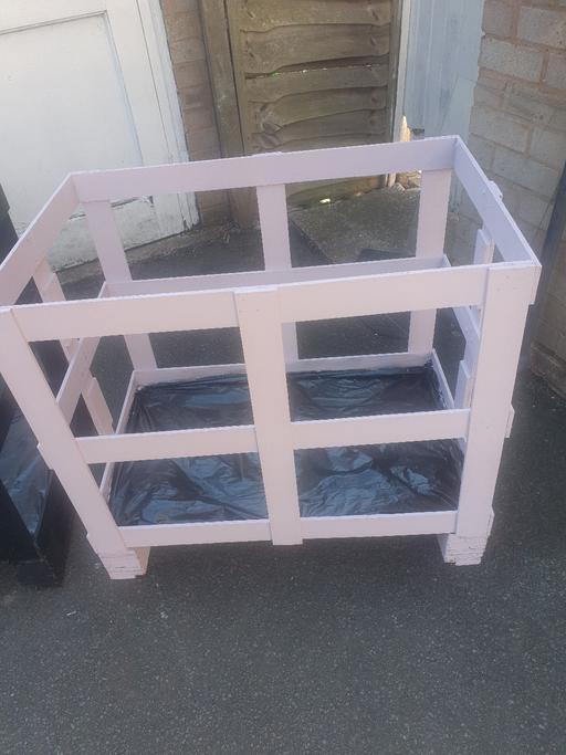 Buy & Sell Pensnett Dudley - Photos for Light Purple Wooden Storage Box , Good Con.
