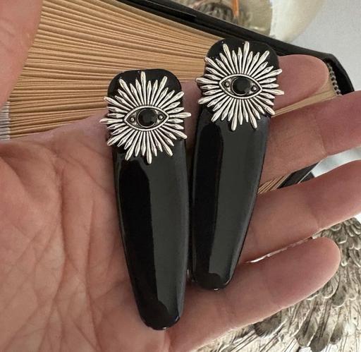 Buy & Sell Newcastle Upon Tyne Newcastle upon Tyne - Photos for 2 x evil eye resin hair clip slides