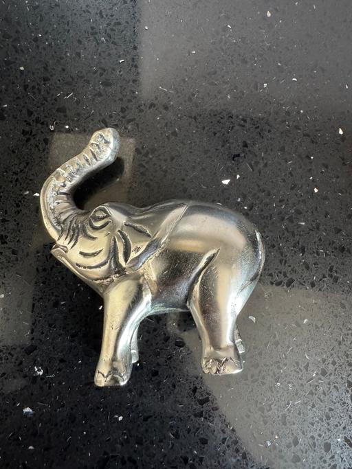 Buy & Sell New Eltham South East London - Photos for Heavy small silver elephant ornament