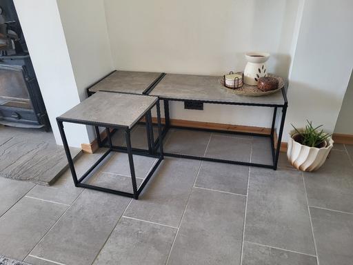 Buy & Sell Marton-in-Cleveland Middlesbrough - Photos for Set of 3 Grey Coffee Tables