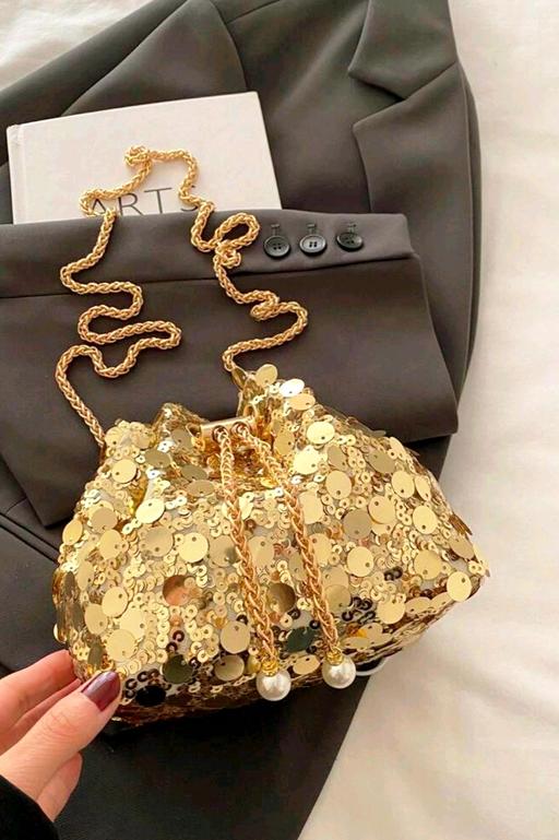 Buy & Sell Ilford Redbridge - Photos for gold sequen bucket bag