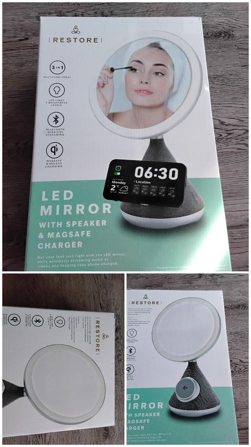  — restore led mirror & magsafe charger/ speaker