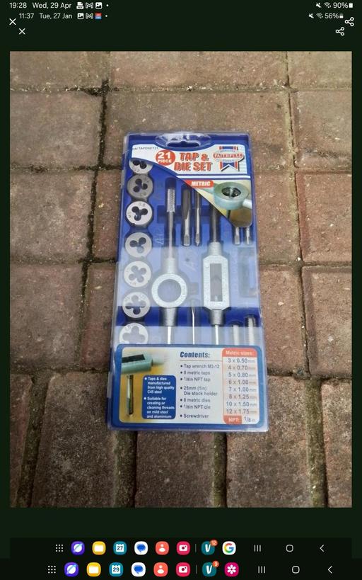 Buy & Sell Allhallows Medway - Kent - Photos for Tap & die set