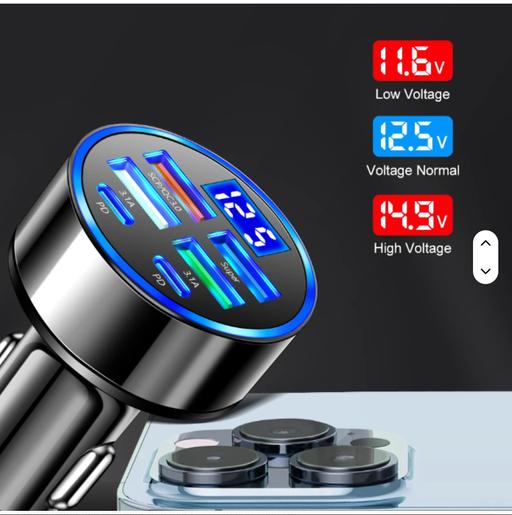 Buy & Sell Blackpool Town Centre Blackpool - Photos for 100W 6-in-1 Multi-Port Car Charger