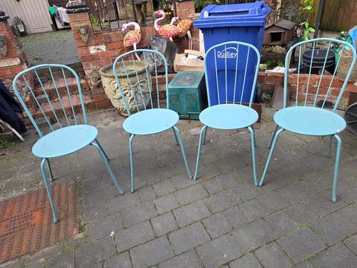 Buy & Sell Pensnett Dudley - Photos for METAL GARDEN CHAIRS X 4