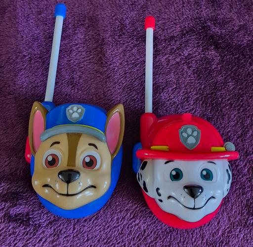 Buy & Sell Wednesfield Wolverhampton - Photos for Paw Patrol Walkie Talkie Set with 3D Figures,