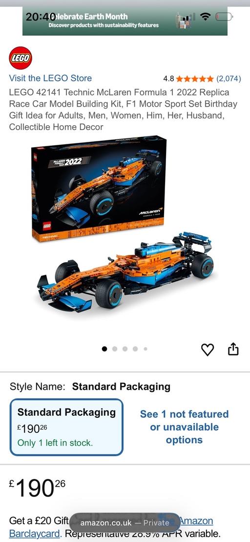 Buy & Sell Oldbury Sandwell - Photos for Large McLaren LEGO no offers rrp 200