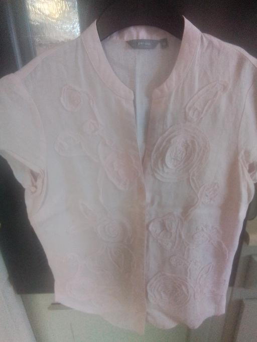 Buy & Sell Streetly Walsall - Photos for LADIES PINK PER UNA LINEN BLOUSE