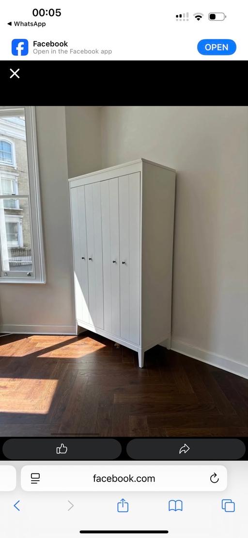 Buy & Sell King`s Cross Central London - Photos for IKEA IDANAS wardrobe in white