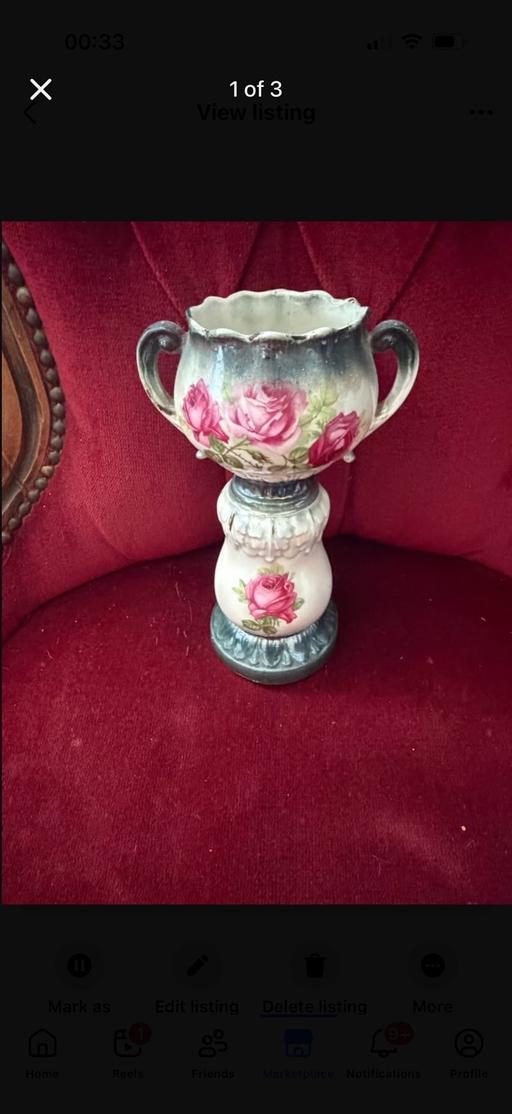 Buy & Sell Kidbrooke South East London - Photos for Vintage porcelain double handheld pedestal