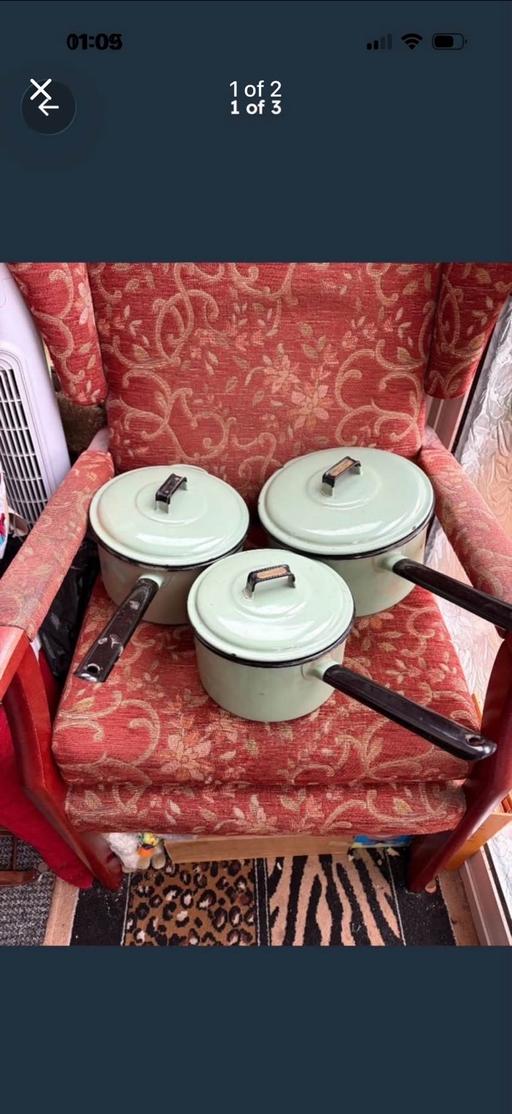 Buy & Sell Kidbrooke South East London - Photos for Vintage Judgeware 3 large enamel saucepans