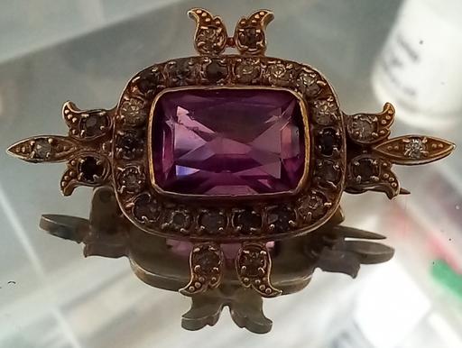 Buy & Sell Thatto Heath Saint Helens - Photos for Antique Victorian pinchbeck amythest brooch