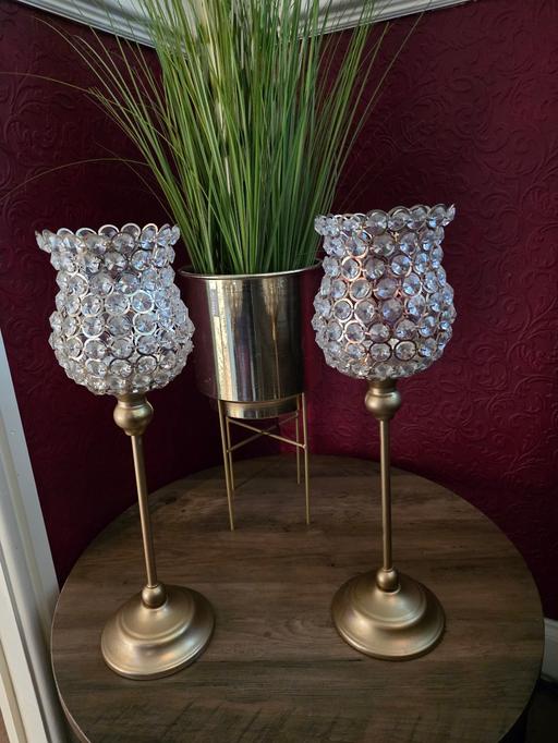 Buy & Sell Pensnett Dudley - Photos for GOLD & CRYSTAL CANDLE HOLDERS...16