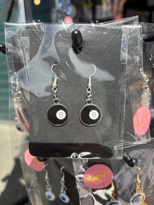 Buy & Sell Langdon Hills Basildon - Photos for 8 ball drop dangle pendant earrings