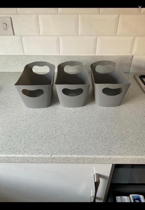 Buy & Sell Telford Way Industrial Estate North Northamptonshire - Photos for Set of 3 plastic storage boxes