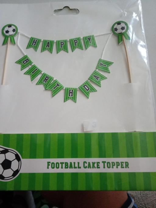 Buy & Sell Horncastle East Lindsey - Photos for brand new FOOTBALL CAKE TOPPER