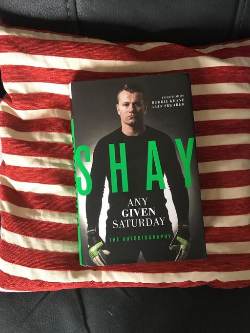 Buy & Sell Blackpool Lancashire - Photos for Shay Given signed hardback book and logo vgc