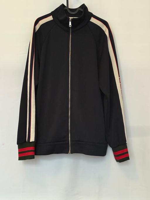 Buy & Sell Canonbury North London - Photos for Gucci Mens (L) Track Jacket Black Web Stripe