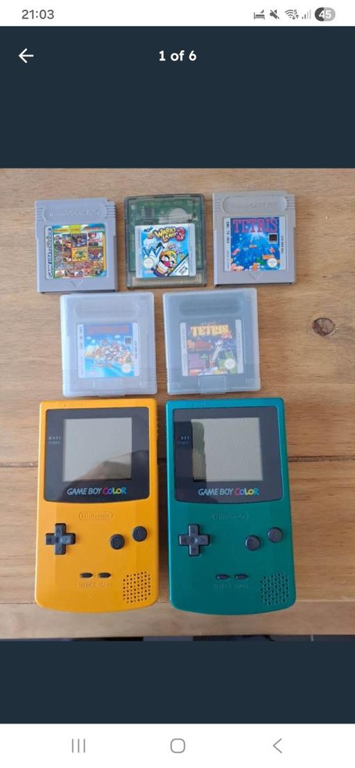 Buy & Sell Upper Gornal Dudley - Photos for Nintendo gameboy color ×2 and 5 games