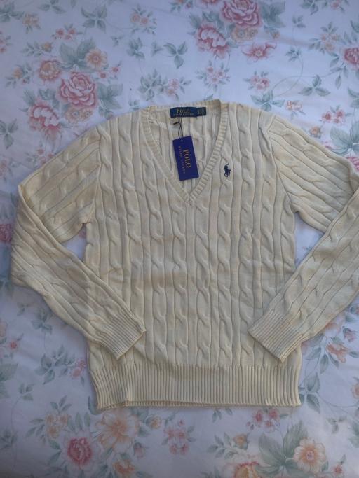Buy & Sell Barbican Central London - Photos for Ralph Lauren ivory v neck jumper BNWT