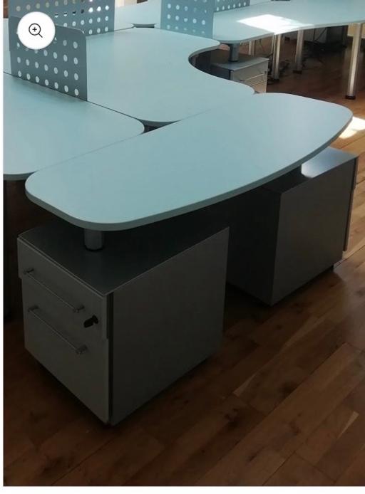 Buy & Sell Waddon South East London - Photos for Small Blue hue office table, 150cm x 30cm