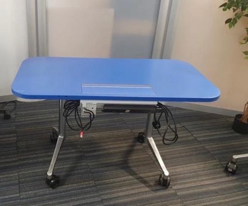 Buy & Sell Waddon South East London - Photos for Blue Folding Desk (W= 120cm H= 73cm D= 60cm)