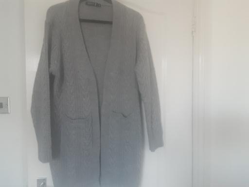 Buy & Sell Bolton-Upon-Dearne Barnsley - Photos for Ladies size M/L 16-18 long cardigan grey