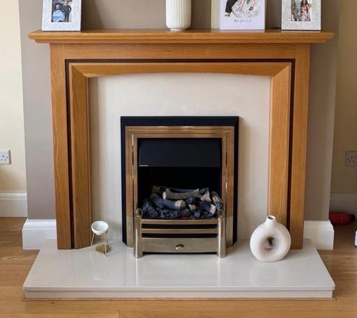 Buy & Sell Beckenham Bromley - Photos for Mantle and limestone marble fireplace