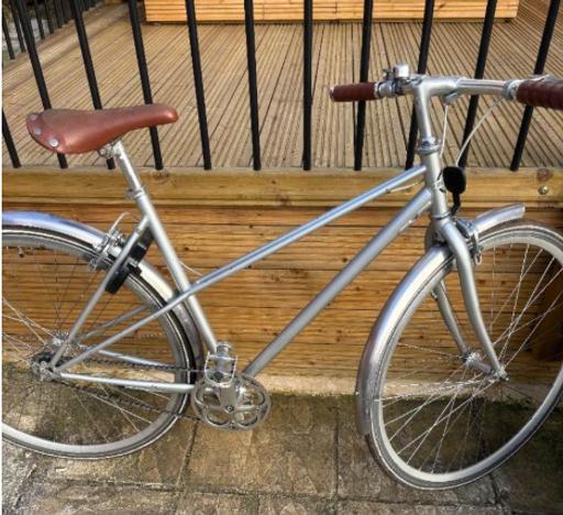 Buy & Sell Harrow North West London - Photos for Ladies Bicycle Silver Colour 20'' Frame