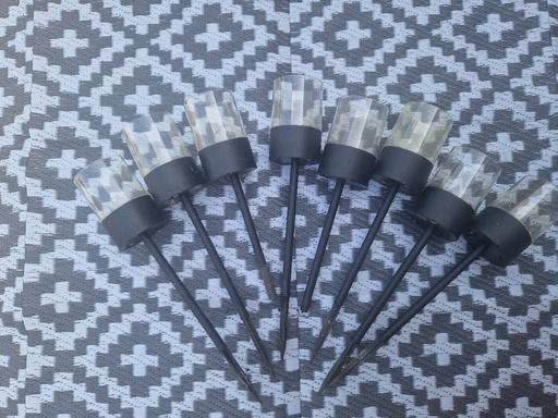 Buy & Sell Hall Green Birmingham - Photos for 8x black candle solar garden stake lights