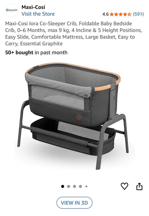 Buy & Sell Hampton-in-Arden Solihull - Photos for Maxi Cosi Bedside Crib