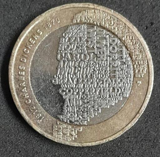 Buy & Sell Bamber Bridge South Ribble - Photos for CHARLES DICKENS £2 COIN