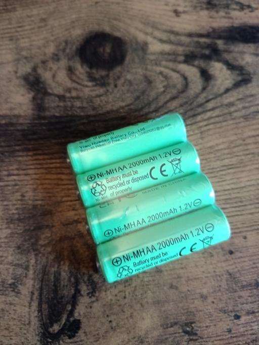 Buy & Sell Peckham South East London - Photos for x4 aa rechargeable batteries new