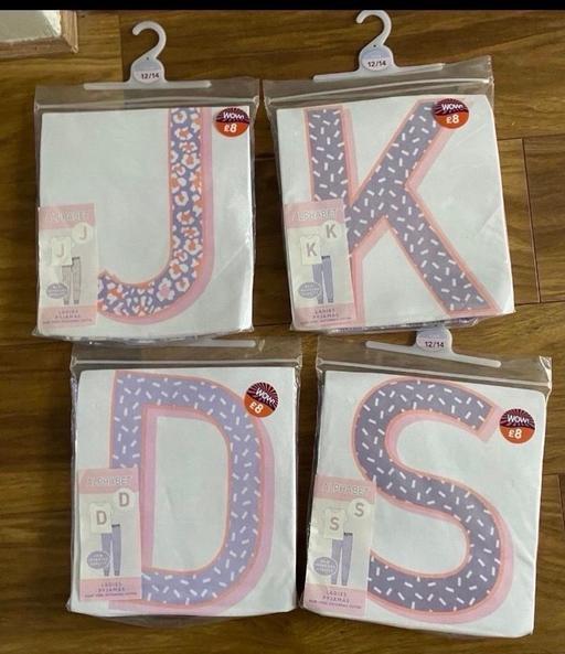 Buy & Sell Camp Hill Birmingham - Photos for Ladies initial letter K,J, D, S pyjamas 