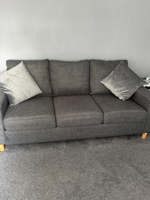Buy & Sell Dudley Port Sandwell - Photos for 3 seater grey sofa